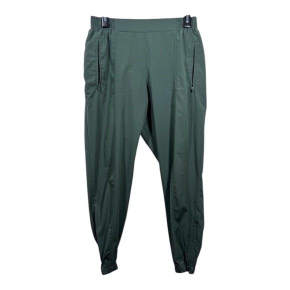 Old Navy Pants - Old Navy High Waisted Jogger Womens Size Medium Green Lightweight Casual